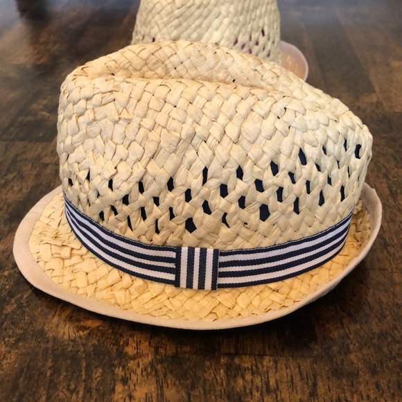 H&M Straw Summer Hats, Blue and Pink, 4-6 Months - Picture 5 of 8